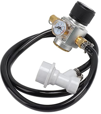 Tragbarer Automatischer Sodawasser-Bierbereiter mit Sicherheitsventil, Druckeinstellknopf aus Aluminium-Kupfer-Kunststoff für Heimbrauen, Camping, Outdoor-Aktivitäten