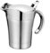 FUANA Gravy Boat with Lid, Double-Walled Insulated Stainless Steel Gravy Jug, 750ML Silver