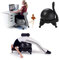 Premium Ergonomischer Balance Ball Stuhl mit Rollen für Zuhause und Schreibtisch Schwarz Einstellbare Sitzposition Robuster Sitzball Ideal für Yoga