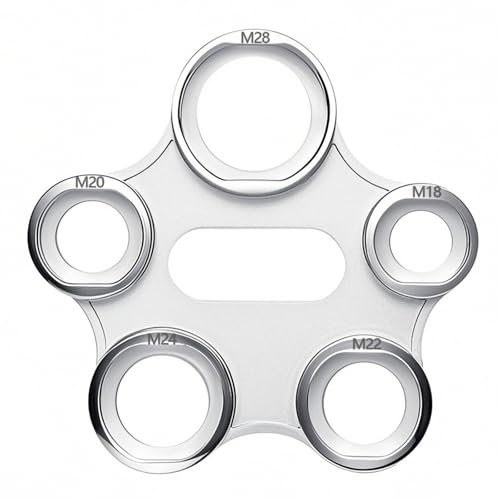 Elsrantor Aireador Grifo Universal, Llave de Montaje de Aleación de Zinc, Llaves de Extracción Aireadores de Filtro, 10 Tamaños, para Repuesto de Filtros de Baño y Cocina M16/M18/M20/M22/M24/M28