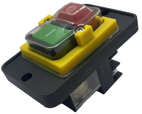 Malloy KJD12-14 Einbau-/Geräteschalter Magnetschalter 6 Polig 230V Stopp Druckschalter