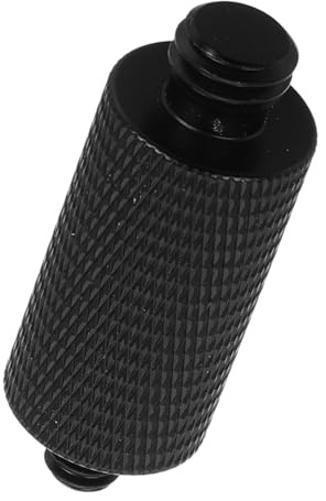 Operitacx Mic Mount Adapter and Tripod Screw Adapter 1/4 Male to 3/8 Male for Camera and Microphone Stand Conversion Compatible Professional Recording and Live Streaming Equipment