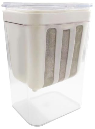 Passoire à yaourt grec - Séparateur de lactosérum de yaourt 1100 ml - et filtre alimentaire pour cuisine, fromage, miel, sauces, thé et restes - panier égouttoir pratique pour le camping domestique