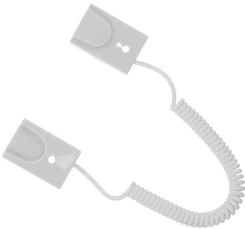 POPETPOP Einziehbares Selbstklebendes Sicherheitskabel 1,2m – Elastische Diebstahlsicherung für Fernbedienungen Tv Klimaanlagen Universelle Anti Verlust Leine