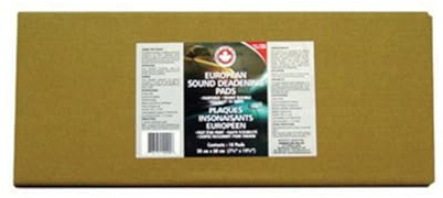 Dominion Sure Seal European Sound Deadening Pads – Car Foam Impact Insulation for Enhanced Noise Reduction, Soundproofing, and Waterproof Protection – Acoustic Foam Mat for Doors, Floors, and Walls