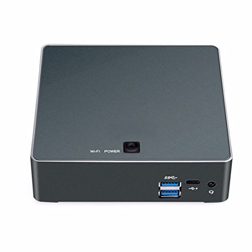 KINGDEL Ordinateur de Bureau A1 4K Mini, i7-7500U, processeur Kaby Lake i7 7ème génération, 4Go de RAM, SSD 128Go, WiFi A/C, LAN Gigabit, HD, 2xUSB 3.0, Bluetooth 4.2