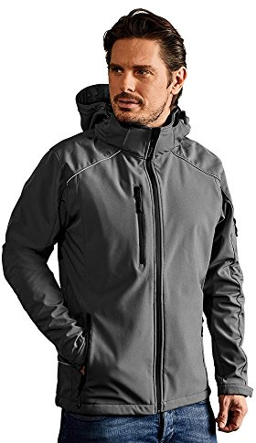 Softshell Jacke Herren, Stahlgrau, XL