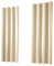 heimtexland ® 1 Paar Thermo- Verdunklungsgardinen Ösenschal Vorhänge Verdunkelnd Isolierend Blickdicht Verdunkelungsvorhänge HxB 245x135 Creme Typ139