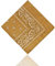 ledermodefashion 3er 6er 12 er Set Bandana Tuch versch Farben 100% Baumwolle Kopftuch Halstuch Nickituch Schal (Beige)