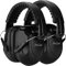 ProCase Cuffie Antirumore, NRR 28 dB Cuffie Antirumore per Ambito Lavorativo, Lavoro Sul Trattore, Studiare, Falciatura, Sparare, Aereo, Muscia Forte e Industria Della Costruzio[2 Pezzi] -Nero