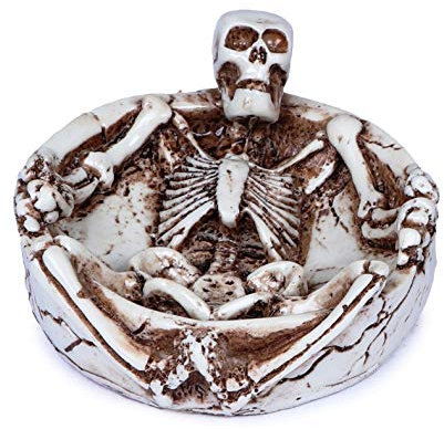SNUNGPHIR Pinkdesh Resin Skeleton Ashtray (Multicolor)