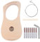 1 Satz Holzklavier Selber Bauen Kinderspielzeug Leier Musikspielzeug Für Kinder Harfen Saiten Mahagoni-lyra-harfe Dyy Lyra Harfe Instrumentenmaterial Aus Holz Massivholz Aufsammeln