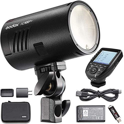 GODOX AD100 Pro Portable Flash Head With XPro-N Trigger, 100Ws TTL HSS Magnetic Fit Lightweight Portable Compact Off-Camera Strobe Modelling Light Wireless Li-ion Battery AD100Pro Studio Photography