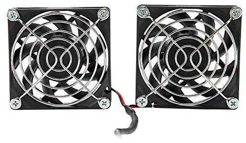 Goshyda USB Cooling Fan, Dual 70mm 5V Quiet USB Power Cooling Fans Router Heat Dissipation Cooler for ASUS RTAC68U AC86U EX6200, for Tengda AC15