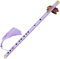 Chinesische Querflöten Holzwind-Flöten Klassische Bambus-Flöte Musikinstrument Chinesische traditionelles DiZi-Transversal-Flauta for Anfänger (Color : Purple)