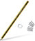 STAEDTLER Noris digital Classic 180 22 EMR Lot de 1 stylet pour écriture et dessin numériques sur écrans tactiles EMR (4096 niveaux de pression, pointe fine) + 5 pointes de rechange supplémentaires