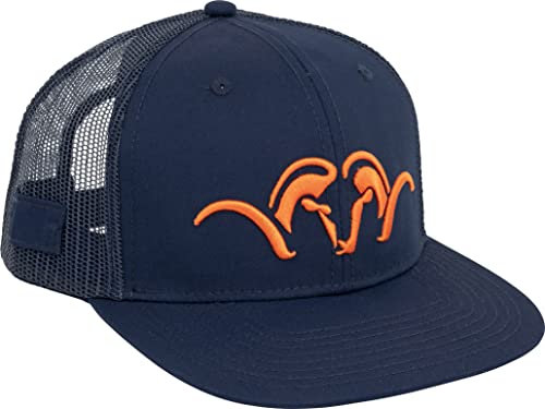Blaser Mesh Snapback Cap Blau - Kappe für Jäger mit Logo Bestickung verstellbar - Basecap für Jägerinnen und Jäger - Trucker Cap Damen und Herren