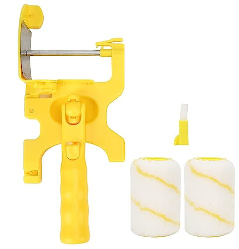 Portable Paint Edger Roller Kit Multifonctionnel Paint Roller Brush Peinture Fournitures pour Maison Peinture Maison Chambre Mur Plafond Safe Tool