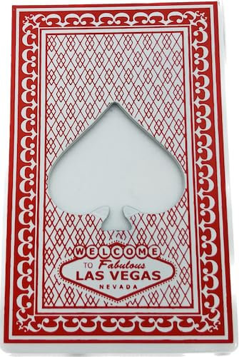 Las Vegas Card Bottle Opener-Ace of Spades