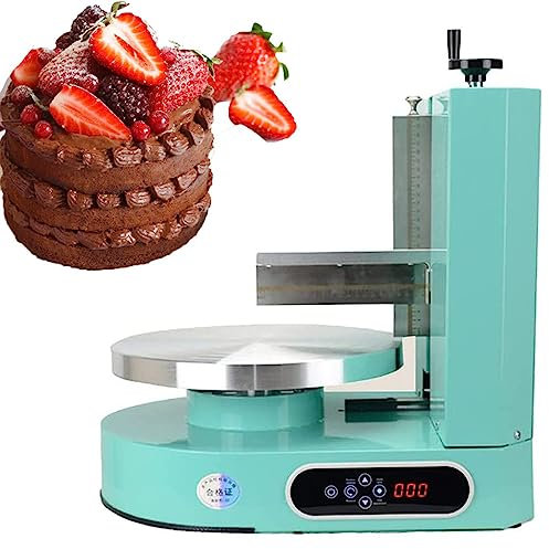 Cuisson Outils De Gâteau Machine De Glaçage De Gâteau Décoration Automatique Revêtement De Gâteau Lissage Grattage Machine Machine De Glaçage De Gâteau Réglable Gâteau Glaçage Lisseur Outil,Rose (Ver