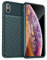 IDEWEI Phone case for iPhone X,Refined carbon fiber,Anti-fall,Anti-fingerprint.360°Full protection case Green