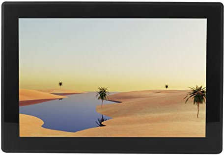 VBESTLIFE Monitor de Pantalla Táctil de 10,1 Pulgadas, Monitor Táctil Capacitivo Portátil Pantalla 1280x800 con HDMI VGA USB, Vista Amplia IPS, IP65 Impermeable, Montaje en Pared, para