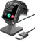 Blueshaweu Ladegerät Kompatibel Mit R30 Pro 1,85'' Smartwatch, USB Ladekabel Schnellladegerät Lade Dock für IOWODO/Blackview/FeipuQu Smartwatch (Schwarz)