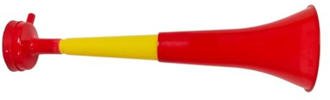 Pandiui23 Vuvuzela Trompeten, zwei Körper, Zubehör für Fußball und Sportfeiern, lauter Lufthorn für Animation, ideal für den Transport