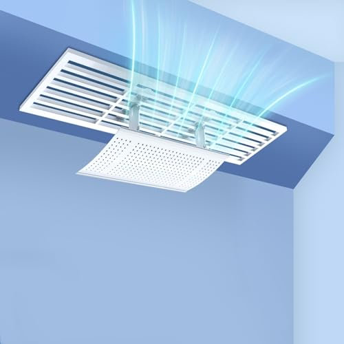 HJYryhyfddply Klimaanlage Split Windabweiser, Decken-Klimaanlagen-Deflektor-Windschutzscheibe, Klimaanlagen-LüFtungsabdeckung, Anti-Direkt-Blas-WindfüHrung, Geeignet for Büro (Size : 40cm/15.8in)