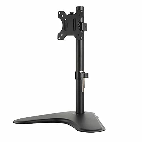 ZHCHAO Monitor da 10 a 32 pollici SINGOLO 45 ° TILT & 90 ° Girevole e rotazione a 360 ° 75x75mm 100x100 Supporto da tavolo