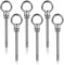 EFUTURETIME 6 x Bullone con Occhiello M10 x 100mm Occhielli con Dado, Golfari Bullone Inox 304, Anello con Vite Filettata, Bulloni Lungo