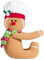 Folpus Lebkuchen-Baumspitze, Lebkuchen-Hugger-Dekor, Weinflasche, einzigartig, witzig, dekorativ, Weihnachtsbaumspitze, Dekoration