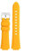 MBUIOPJ Silikon-Armband aus Gummi, kompatibel mit Oris Aquis 7330 7740, gestreiftes Uhrenarmband, konvexes Armband, Schwarz/Blau, 24 x 11 mm, 24 x 12 mm(Yellow silver pin,24-11mm)