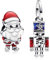 MSPOVOF Père Noël & Casse-Noisette Charms S925 argent sterling charms perles pour bracelets et colliers pour Noël anniversaire cadeau de bijoux pour femmes