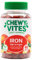 Chewy Vites Adult High Strength Iron, 60 Vitamin Gummies, 14mg Ferrous Fumerate Iron Gummies with Vitamin C, 2 Months Supply, Real Fruit Juice, Vegan, Peach Flavour