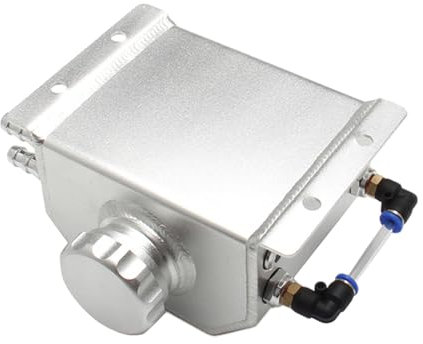 Milageto Tanque de Refrigeración de 1 Litro en Aluminio, plata