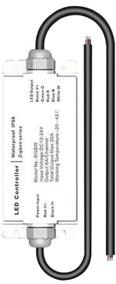 Bumiva Tuya Zigbee DC12V 24V LED-Streifen Wasserdichter Controller IP68 Regenfestes ZIGBEE Tuya Sprach-Fernbedienung RGBW