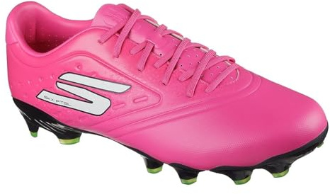 Skechers Mens Razor Adults Academy Firm Ground Football Boots Pink/Black 10 UK
