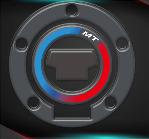 Paraserbatoio Moto Adesivo Per Serbatoio Carburante Per Moto Per Yamaha MT-07 MT-09 MT-03 MT07 MT09 MT03 MT 07 09 03 10 15 Carburante Serbatoio Adesivi(Nero 1)