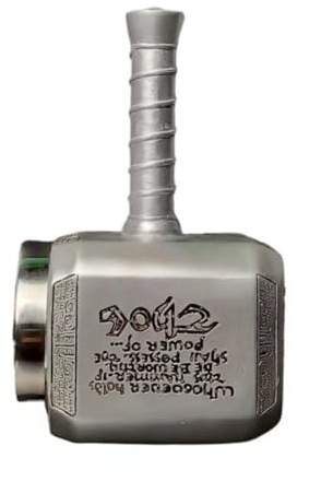 FYIYIEW Elden Ring, 15,2 Unzen Edelstahl mit Korkenzieher – nordische Mythologie und D&-inspiriertes Geschenk, metallisch(Silver)