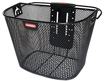 AV Korb mit Clips Stahl Klickfix Uni 16 l schwarz mit Henkel 35 x 26 x 25 cm (ohne Befestigung)
