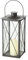Boltze Laterne Farol (Dekoration für Innen-/Außenbereich, Material Eisen schwarz, Maße 17x17x36 cm) 3549300