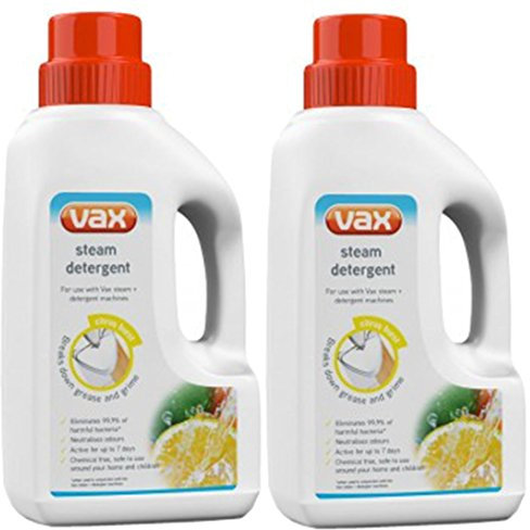 2 x Vax Steam Detergent 500ml 1-9-131627-00 (Genuine)