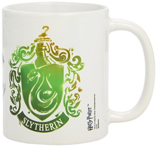 Kaffeetasse-Slytherin Stencil Crest