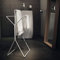 Jan Kurtz 499088 Handtuchhalter, Stahl, weiß, 33,5 x 47 x 87 cm