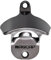 MAGCAP Outdoor Bottle Opener Wall Mounted - Style Magnetic Beer Bottle Opener That Catches Caps - Easy to Install and Incredibly Convenient (Gunmetal Black)