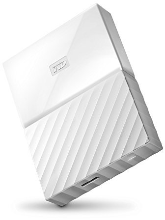 WD 2 TB My Passport Portable Hard Drive - White