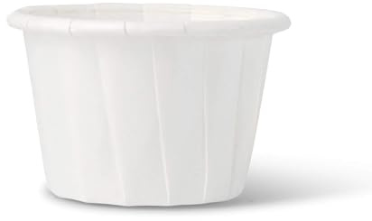 BIOZOYG 5000 St. kleine Schälchen für Dips, Saucen, Fingerfood, Marmelade I Mini Portionsbecher 30 ml rund weiß I Party Portionsschälchen Papierbecher mit Biobeschichtung 100% biologisch abbaubar