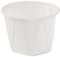 BIOZOYG 5000 Coppette per Salse, Finger-Food, Marmellata I Vasetti Mini 30 ml rotondi bianchi I Bicchierini Degustazione Feste Coppette di Carta con Rivestimento Organico 100% biodegradabili