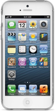 Belkin F8W093vfC01 iPhone 5 / 5S Grip Sheer TPU Tasche, Hülle, Handyschale, Schutzhülle, Handyhülle - Klar